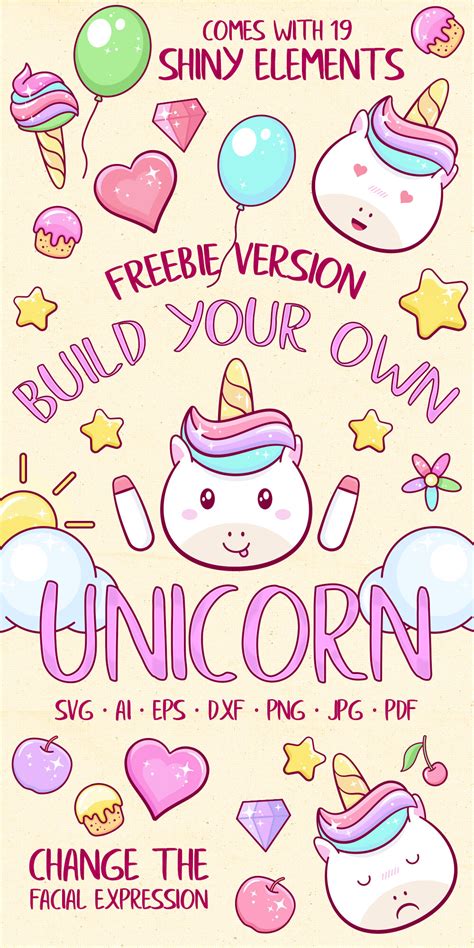 Download Build Your Own Unicorn Scene Creator DXF Files