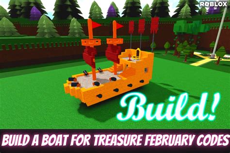 Build a Boat for Treasure Codes - Roblox - June 2023 -