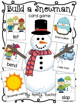 Build a Snowman Card Game
