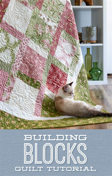 Building Blocks Quilt Pattern