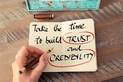 Building Credibility and Trust