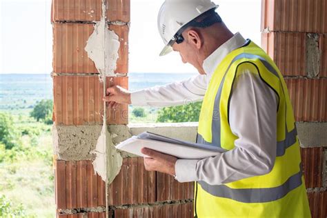 Building Inspector Inspecting Construction Site