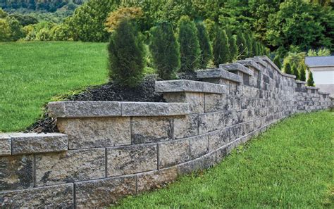 Building Retaining Wall With Landscape Blocks
