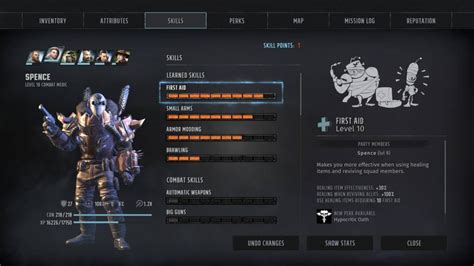 Building Wasteland 3 characters