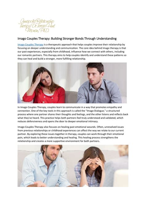 Building a Stronger Relationship Through Therapy
