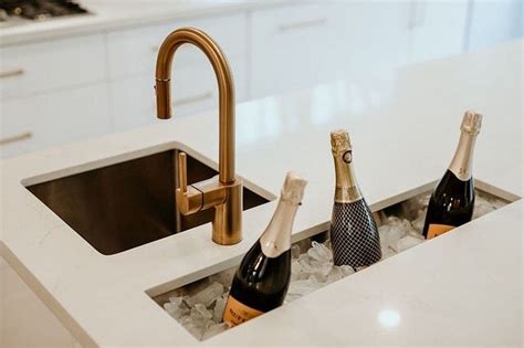 Effortlessly Entertain with a Kitchen Island Built-In Ice Bucket