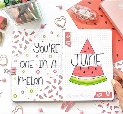 Bujo June Ideas