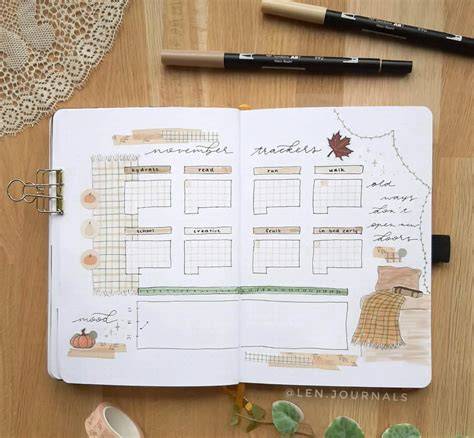 Bujo November Setup