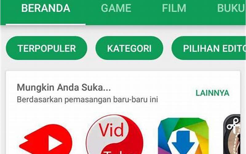 Buka Dan Nikmati Aplikasi Play Store