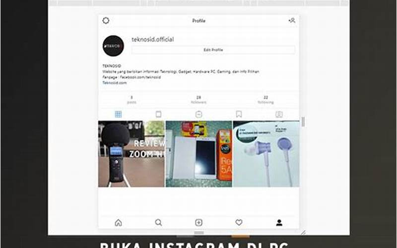 Buka Situs Instagram Di Browser