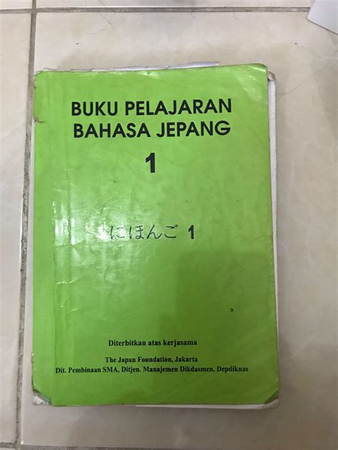 Buku Pelajaran Bahasa Jepang di Indonesia