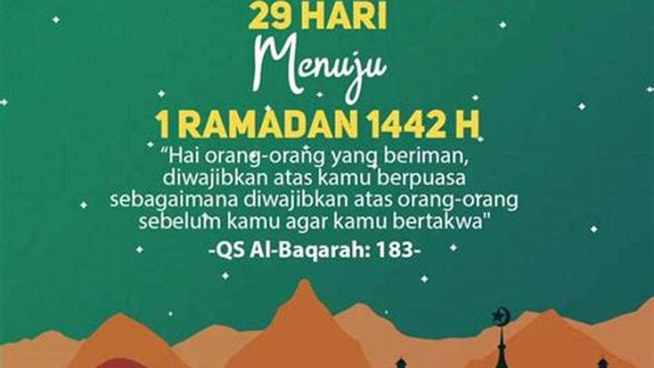 Bulan Penuh Berkah, Ramadhan