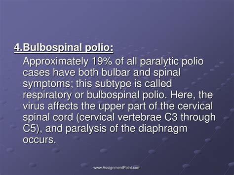 Bulbospinal Polio