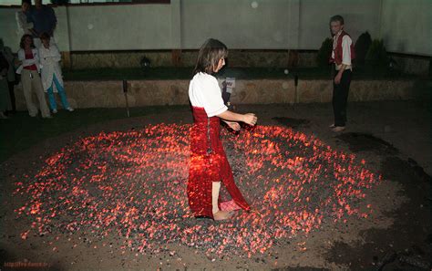 Bulgarian fire dancing