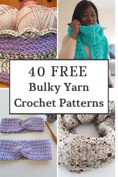 Bulky Weight Yarn Crochet Patterns