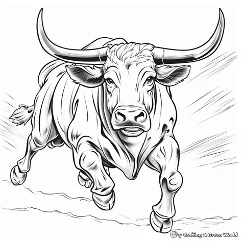 Bull Coloring Pages