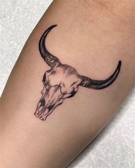 Bull Head Tattoo