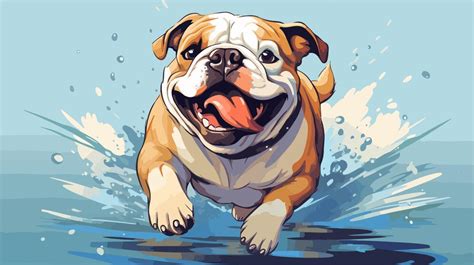Unleash the Charm of Bulldog Animation Pictures - Captivating Canine Artwork for All Dog Lovers