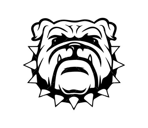 Unleash Your Creativity with Bulldog Face Svg - The Ultimate Tool for Adding Flair to your DIY Projects