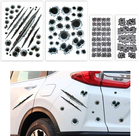 Bullet Hole Decal Car Stickers