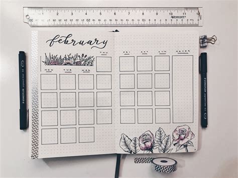 Bullet Journal Calendar
