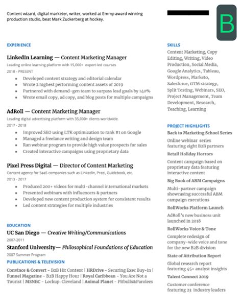 Bullet Points For Resumes