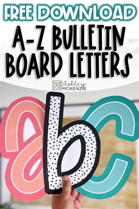 Bulletin Board Letters Free Download