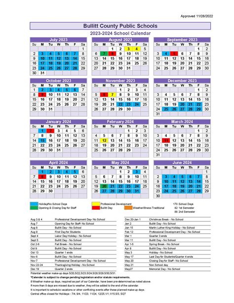 Bullitt County Calendar
