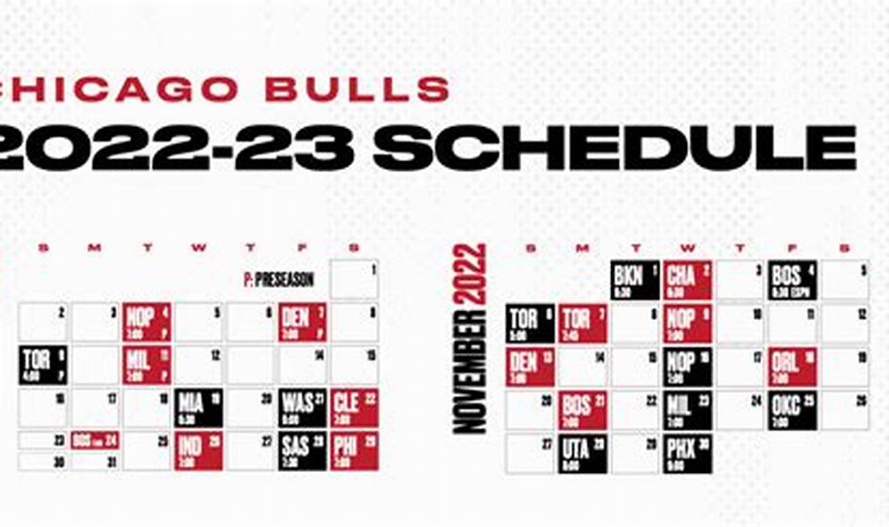 Bulls Home Schedule 2024