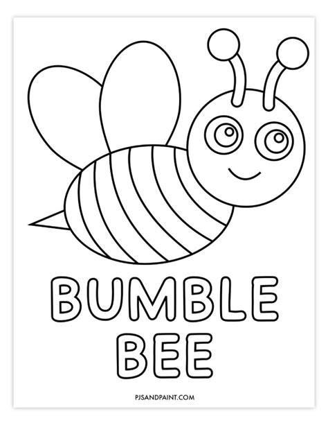 Bumble Bee Coloring Page