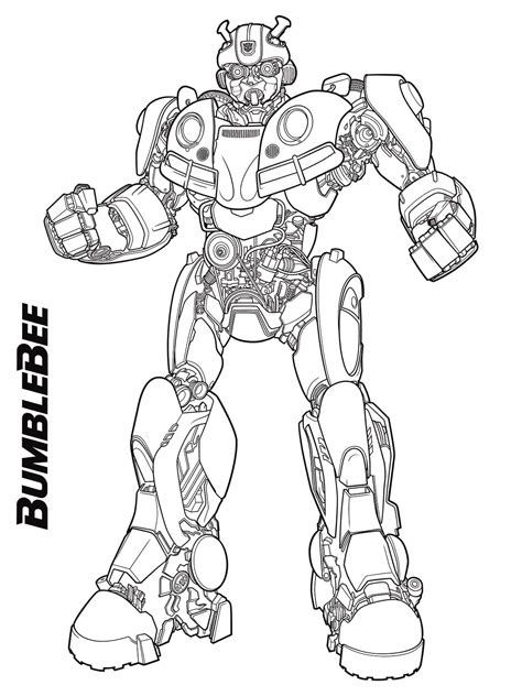 Bumblebee Coloring Pages Printable