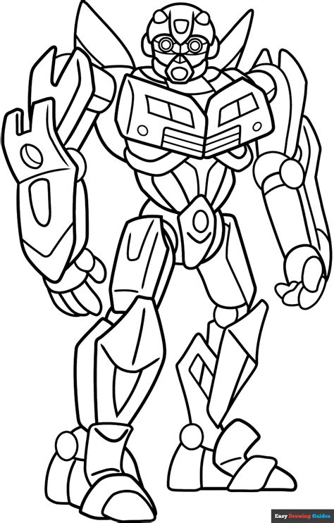 Bumblebee Transformers Kleurplaat