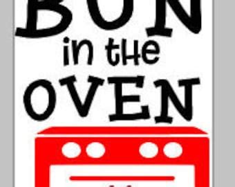 Download Bun in the Oven SVG File - SVG Design Cricut SVG DXF Files
