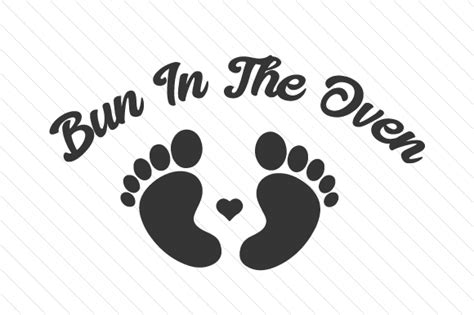Download Bun in the Oven SVG File - SVG Design Cut Images