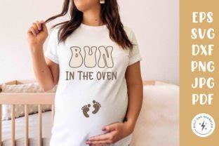 Download Bun in the Oven SVG File - SVG Design Silhouette DXF Files