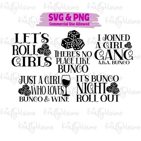 Unleash Your Creative Side with Stunning Bunco SVG Designs: Elevate Your Game Night Fun!