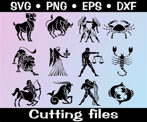 Download Bundle- Zodiac Signs For Silhouette