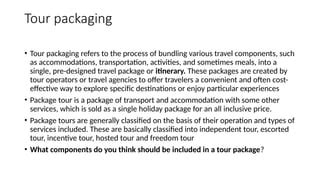 Bundling Travel Components