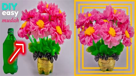 Bunga dari Botol Plastik