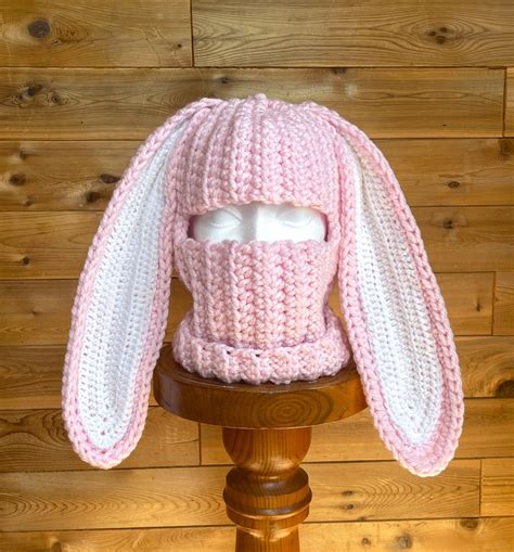 Bunny Balaclava Crochet Pattern