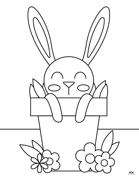 Bunny Coloring Page Free