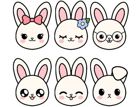 Bunny Face Drawing