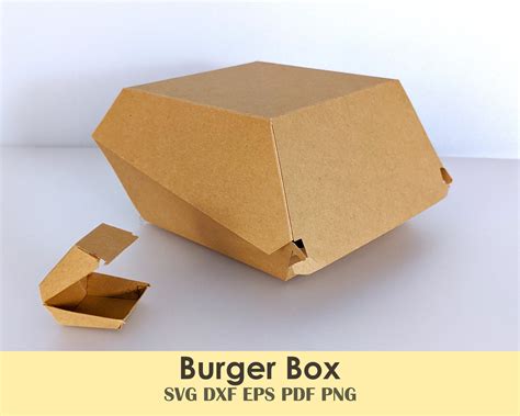 Burger Box Template Pdf