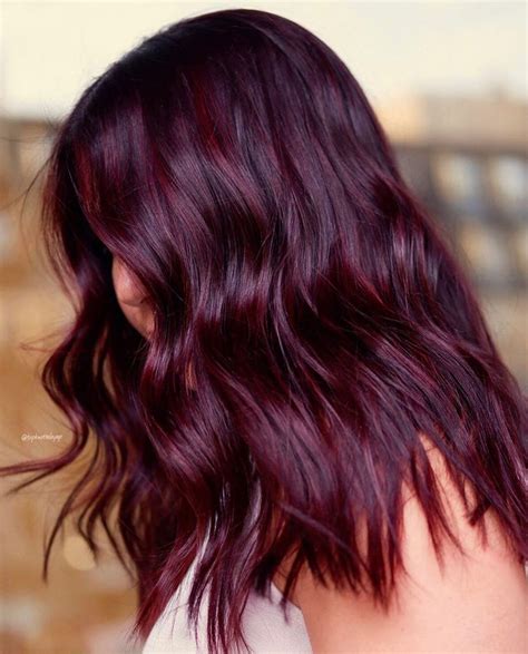 Burgundy Red Hair Color