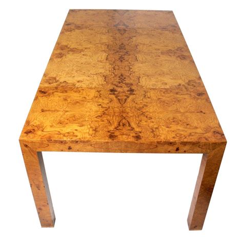 Burl Wood Dining Room Table