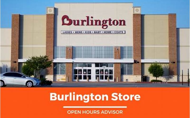 Burlington Store Hours
