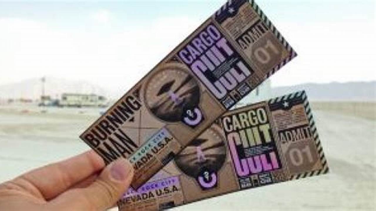 Burning Man 2024 Tickets Price