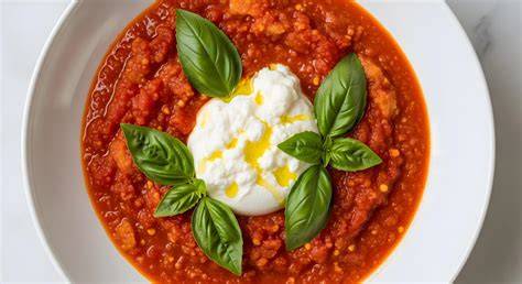 Burrata Con Pappa Al Pomodoro
