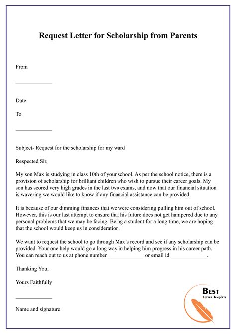 Sample Cover Letter For Bursary Application Sample Letter