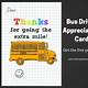 Bus Driver Appreciation Card Template